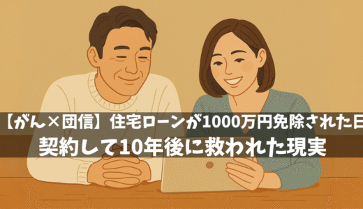 【がん×団信】住宅ローンが1000万円免除された日｜契約して10年後に救われた現実