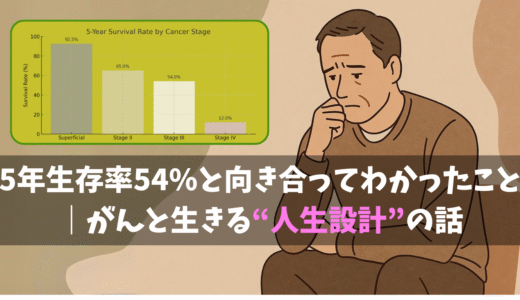 「5年生存率54%と向き合ってわかったこと｜がんと生きる“人生設計”の話」