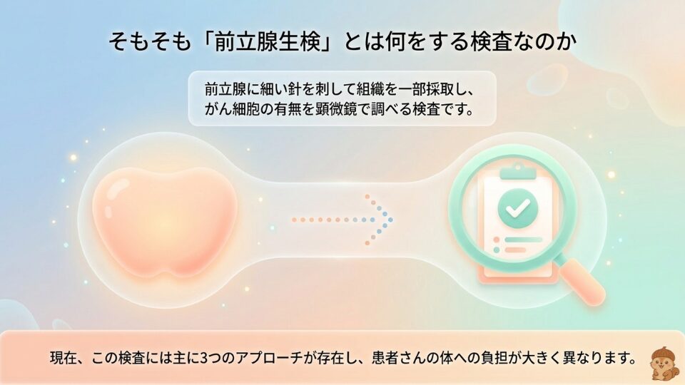 そもそも前立腺生検は何をする検査なのか