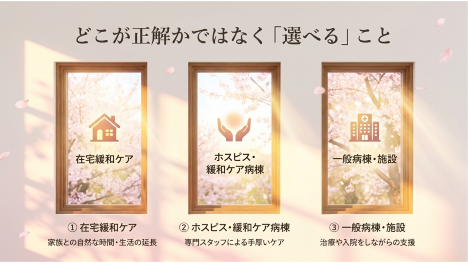 どこが正解かでなく選べること