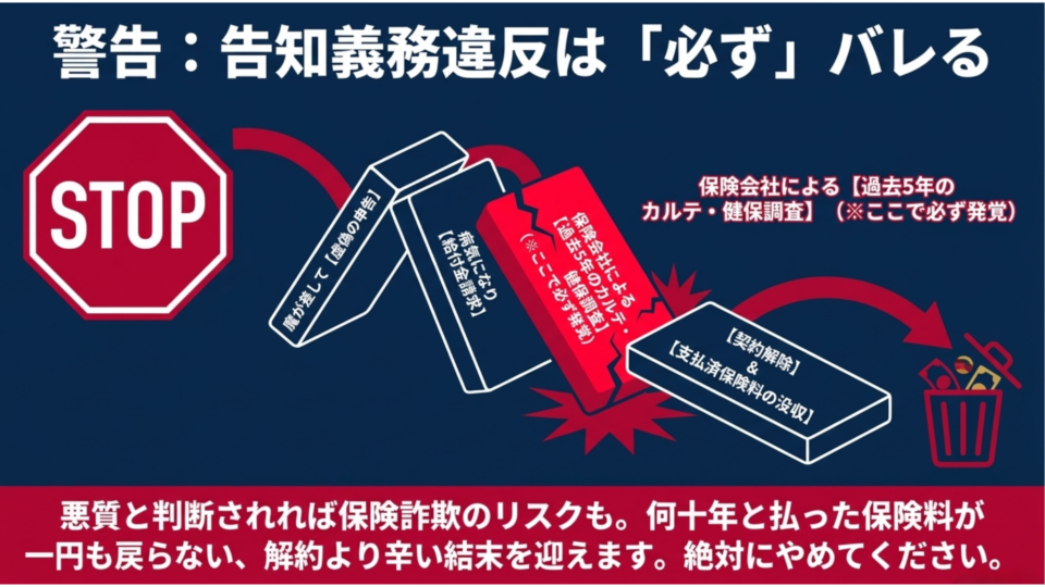 告知義務違反はバレる