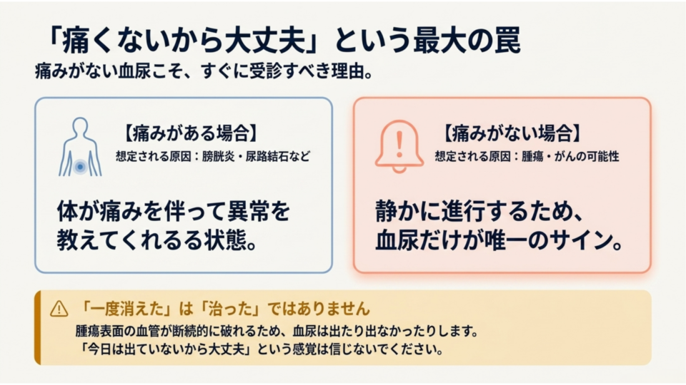 痛くないから大丈夫じゃない