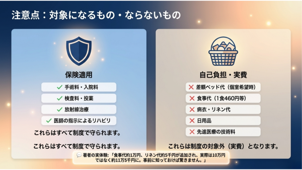 スライド7：対象になるもの・ならないもの