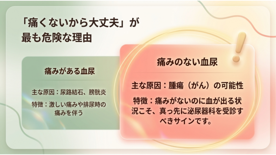 痛くないからは大丈夫が危険