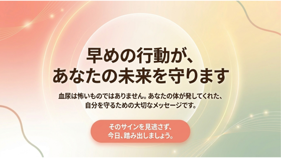 早めの行動があなたの未来を守る