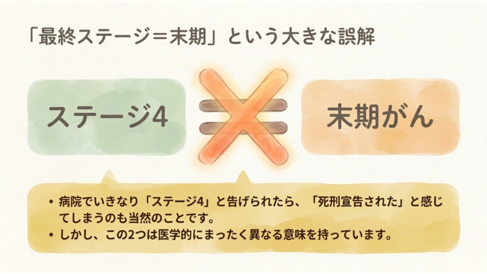 最終ステージ＝末期というおおきな誤解