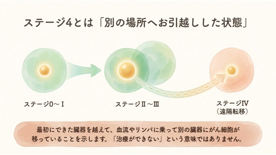 別の場所へお引越しした状態——ステージ4の医学的な意味
